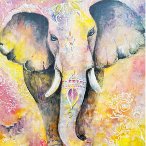 serie animales de poder. elefante 2022 copia