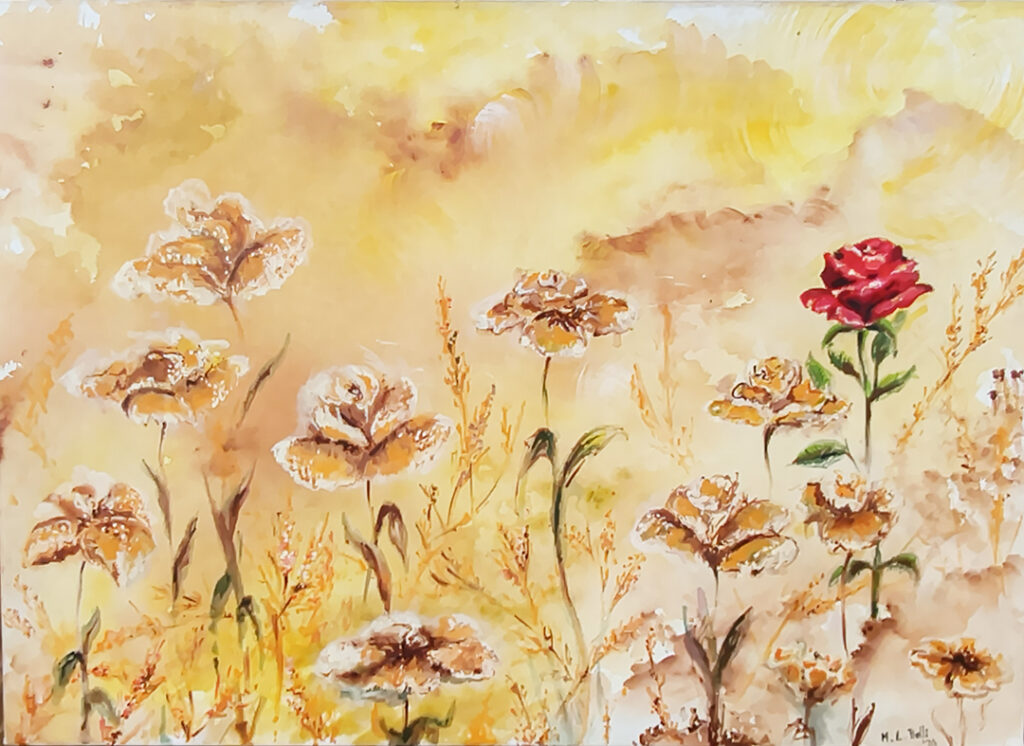 flores de otoño